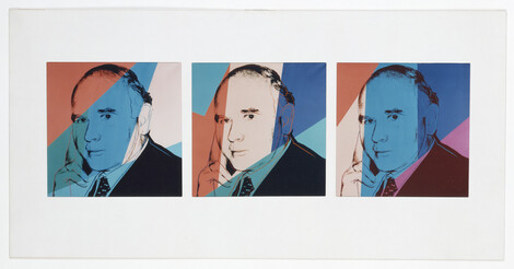Andy Warhol, Porträt von Peter Ludwig, 1980, Acryl auf Leinwand, Museum Ludwig, Köln, ©The Andy Warhol Foundation fort he Visual Arts, Inc. / Artists Right Society (ARS), New York, Foto: Rheinisches Bildarchiv Köln