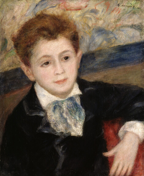 Pierre-Auguste Renoir, Bildnis Paul Meunier, Sohn von Murer, um 1877, Öl auf Leinwand, Museum Langmatt, Baden, © Foto: Stiftung Langmatt Sidney und Jenny Brown, Baden, Schweiz