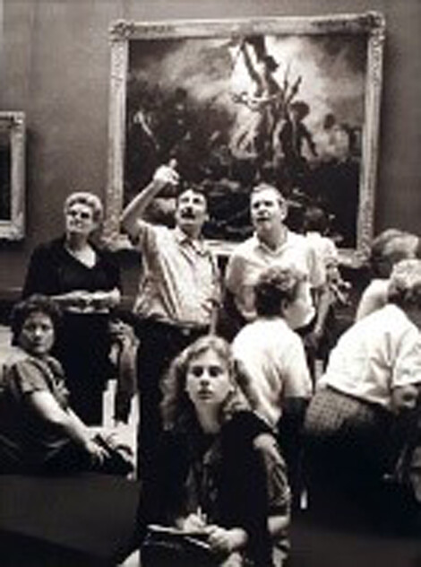 Barbara Klemm, Louvre, Paris, Frankreich, 1987, Fotografie, Silbergelatine-Abzug, Barytpapier, Foto: Barbara Klemm